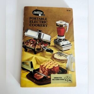 🚦4/$15 🚦 Vintage Sunbeam Recipe Book